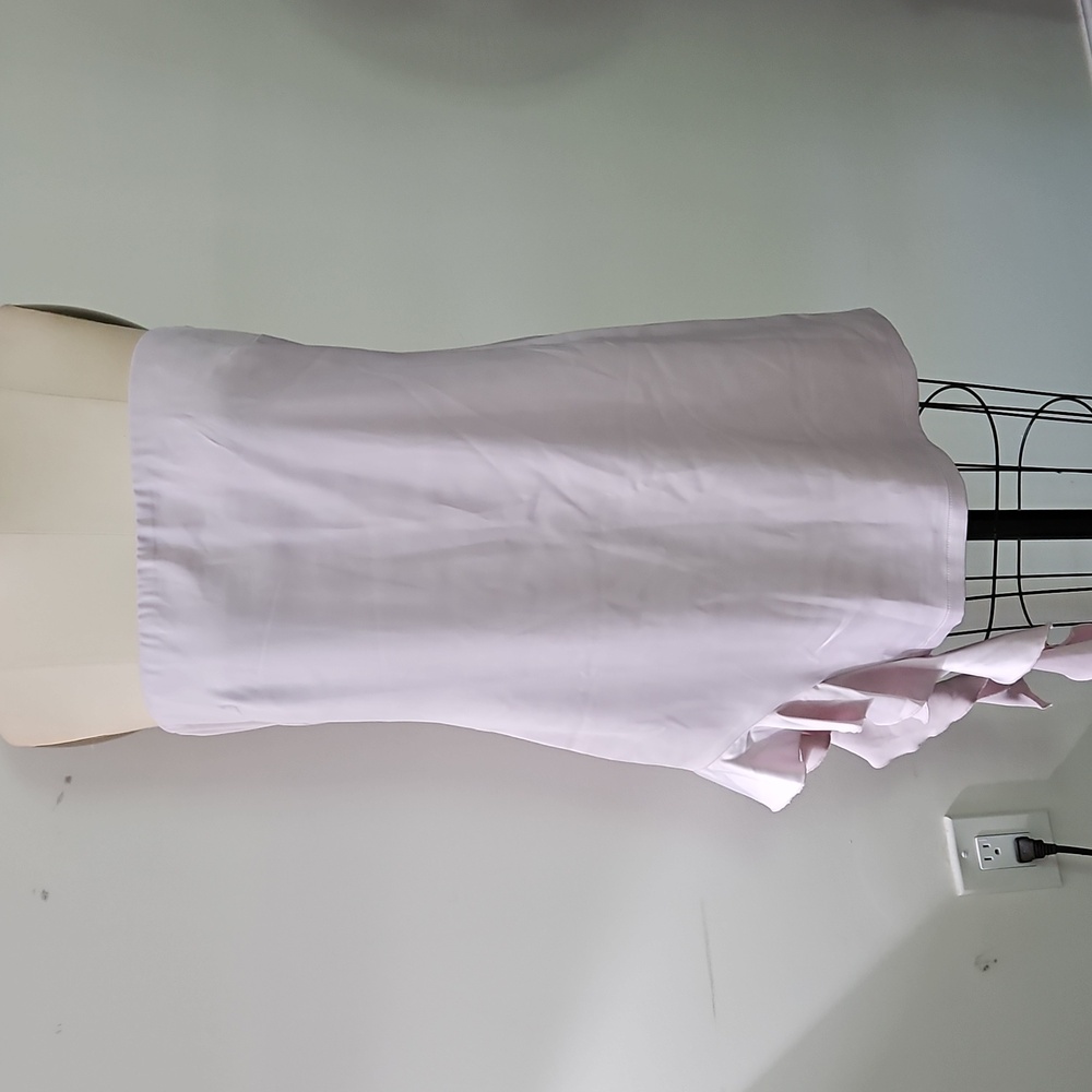 NWT Forever 21 LIGHT Purple Asymmetrical Ruffled Dress Sz Large